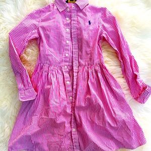 RL girl 8 dress cotton like new